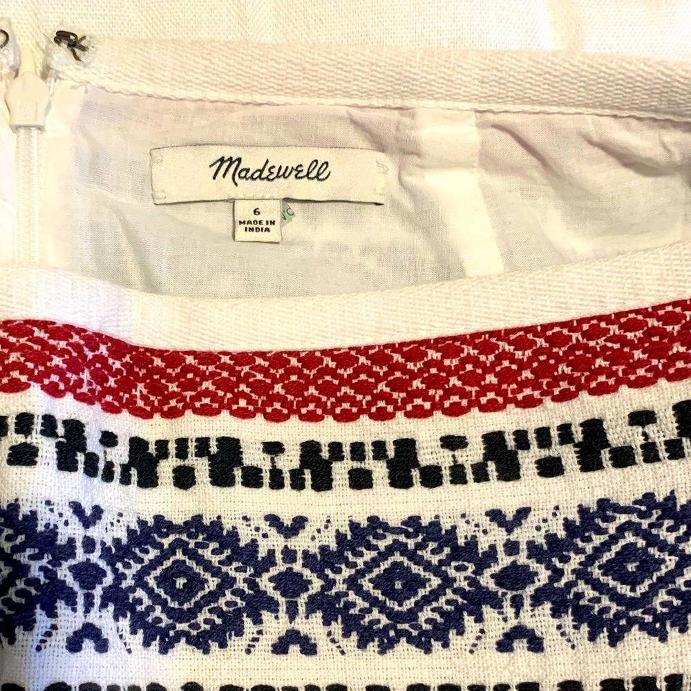 Madewell embroidered skirt - Picture 2 of 4